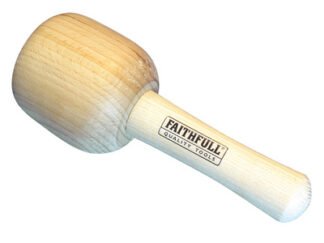 Faithfull Heavy-Duty Carvers Mallet Beech 90mm (5023969311425) FAICM90HD