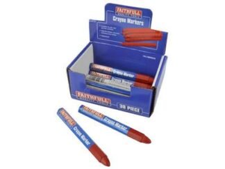 Faithfull Crayon Marker Red (CDU 30) (5023969319445) FAICMRED30