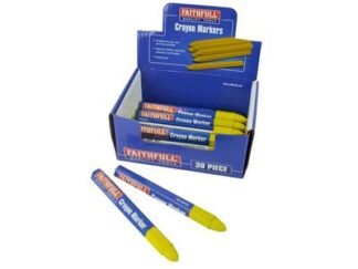 Faithfull Crayon Marker Yellow (CDU 30) (5023969319483) FAICMYEL30
