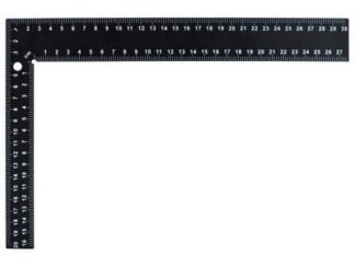 Faithfull Black Steel Roofing Square 200 x 300mm (8 x 12 Inch) (5023969319285) FAICS300200