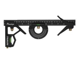 Faithfull Prestige Combination Square Set 300mm (12 Inch) (5023969003818) FAICS300SCNC