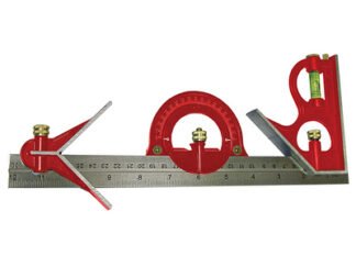 Faithfull Combination Square Set 300mm (12 Inch) (5023969261911) FAICS300SET