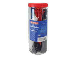 Faithfull Cable Ties (Barrel Pack 1200) (5023969232379) FAICT1200