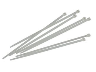 Faithfull Cable Ties White 3.6 x 150mm (Pack 100) (5023969263724) FAICT150W