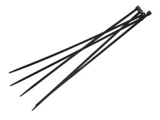 Faithfull Cable Ties Black 4.8 x 300mm (Pack 100) (5023969264578) FAICT300B