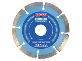 Faithfull Contract Diamond Blade 115 x 22.2mm (5023969233758) FAIDB115C