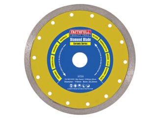 Faithfull Diamond Tile Blade Continuous Rim 180 x 25.4mm (5023969214641) FAIDB180CR