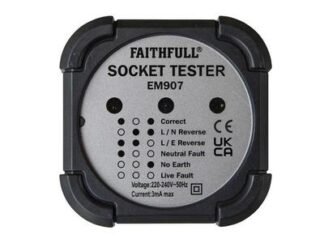 Faithfull Socket Polarity Tester (5023969001241) FAIDETSOC