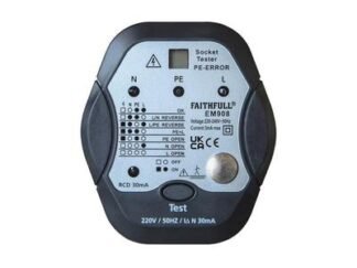 Faithfull Socket Polarity Tester with RCD Test Function (5023969001258) FAIDETSOCRCD