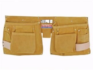 Faithfull Double Tool & Nail Pouch (5023969001401) FAIDTNP3