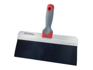 Faithfull Drywall Taping Knife Blue Steel 300mm (12 Inch) (5023969310190) FAIDWTAPE300
