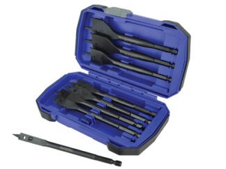 Faithfull Impact Rated Flat Bit Set, 8 Piece (5023969226019) FAIFBSET8
