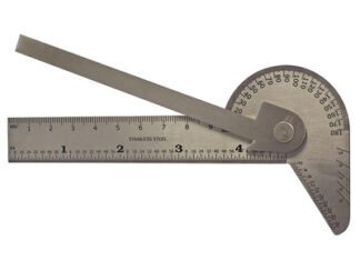 Faithfull Multi Purpose Angle Protractor 100mm (4in) (5023969307787) FAIGAUGEMULT