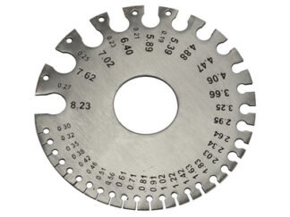 Faithfull Wire Gauge - Metric / Imperial (5023969232614) FAIGAUGEWIRE