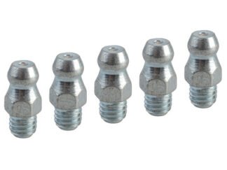 Faithfull Grease Nipple Straight M6 x 1.0 (Pack 5) (5023969317106) FAIGGN6100M