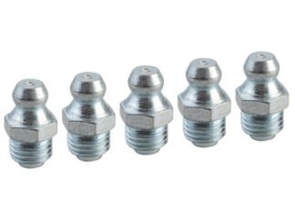 Faithfull Grease Nipple Straight M8 x 1.0 (Pack 5) (5023969317113) FAIGGN8100M
