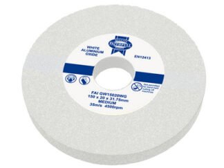Faithfull General Purpose Grinding Wheel 150 x 20mm White Medium (5023969287515) FAIGW15020WG