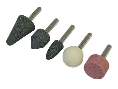 Faithfull Mounted Grinding Stones Set, 5 Piece (5023969263076) FAIGWSET5