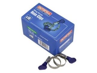 Faithfull 1A W/S 32 Wing Screw Hose Clip 20 - 32mm (5023969299082) FAIHC1AWSB
