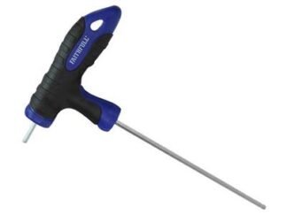 Faithfull Ball Ended T-Handle Hexagon Key 8mm (5023969001173) FAIHK80MTN