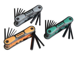 Faithfull Metric, Imperial & TORX Folding Hexagonal Key Set, 25 Piece (5023969316291) FAIHKSTRIPLE