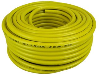 Faithfull Heavy-Duty Reinforced Builders Hose 50m 12.5mm (1/2in) Diameter (5023969316253) FAIHOSE50B12
