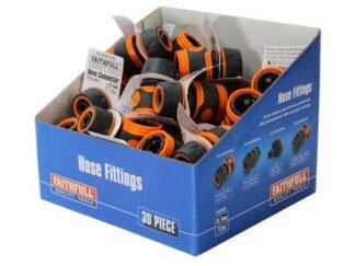 Faithfull Plastic Female Hose Connector (Box 30) (5023969001333) FAIHOSEFCBUL