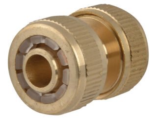 Faithfull Brass Hose Mender 12.5mm (1/2in) (5023969264615) FAIHOSEMEND
