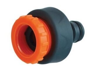 Faithfull Plastic Tap Hose Connector 1/2 & 3/4in (5023969315249) FAIHOSEPLTC