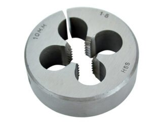 Faithfull HSS Straight Flute Split Die M10 x 1.50, 1.1/2in OD (5023969318462) FAIHSSDM10