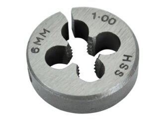 Faithfull HSS Straight Flute Split Die M6 x 1.0, 13/16in OD (5023969318448) FAIHSSDM6