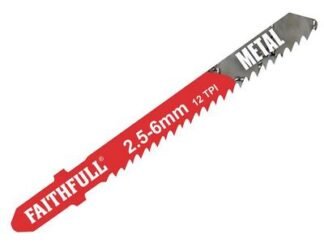 Faithfull Metal Cutting Jigsaw Blades Pack of 5 T118B (5023969253800) FAIJBT118B