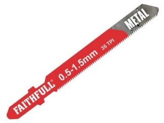 Faithfull Metal Cutting Jigsaw Blades Pack of 5 T118G (5023969253817) FAIJBT118G