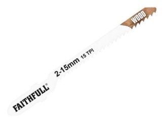 Faithfull Wood Jigsaw Blades Pack of 5 T119BO (5023969253831) FAIJBT119BO
