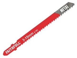 Faithfull Metal Cutting Jigsaw Blades Pack of 5 T127D (5023969253848) FAIJBT127D