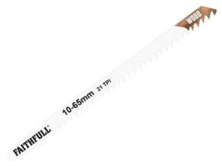 Faithfull Wood Jigsaw Blades Pack of 5 T301CD (5023969253879) FAIJBT301CD