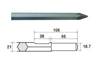 Faithfull Kango Shank Point 450mm (914113) (5023969248592) FAIKAGP450