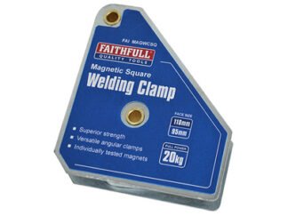 Faithfull Welding Magnet Square 100 x 95mm (5023969318189) FAIMAGWCSQ