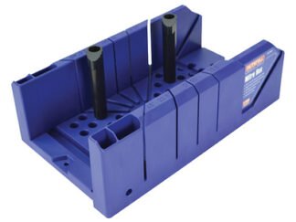 Faithfull Plastic Mitre Box with Pegs 310mm (12.1/4in) (5023969316499) FAIMBP