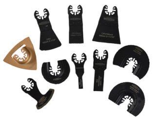 Faithfull Multi-Function Tool Mixed Blade Set 10 Piece (5023969300511) FAIMFKIT10