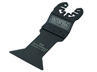 Faithfull Bi-Metal Flush Cut Wood/Metal Blades 44mm (Pack 5) (5023969316062) FAIMFWM44B