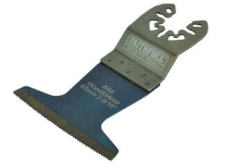 Faithfull Premium Arc Cut Wood & Metal Bi-Metal Blade 65mm (5023969318240) FAIMFWM65P