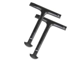 Faithfull Manhole Keys, D-Type 125mm (5in) (Pack 2) (5023969003924) FAIMHK125D