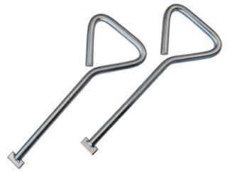 Faithfull Manhole Keys 320mm (12.1/2in) (Pack 2) (5023969309828) FAIMHK320