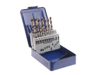 Faithfull HSS Drill Bit Set of 19 M2 1 - 10mm & Case (5023969270173) FAIMSET19PRO