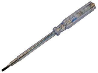 Faithfull Mains Tester 190 x 3.4mm 100-250 Volt (5023969310107) FAIMTLC