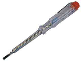 Faithfull Mains Tester 140 x 2.9mm 100-250 Volt (5023969310091) FAIMTSC