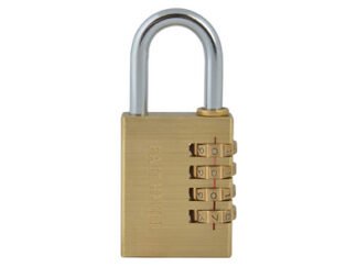 Faithfull Brass Combination Padlock 38mm (5023969309453) FAIPLB38COM