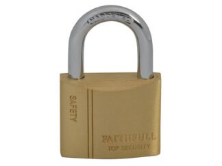 Faithfull Brass Padlock 40mm 3 Keys (5023969309354) FAIPLB40