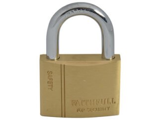 Faithfull Brass Padlock 50mm 3 Keys (5023969309378) FAIPLB50